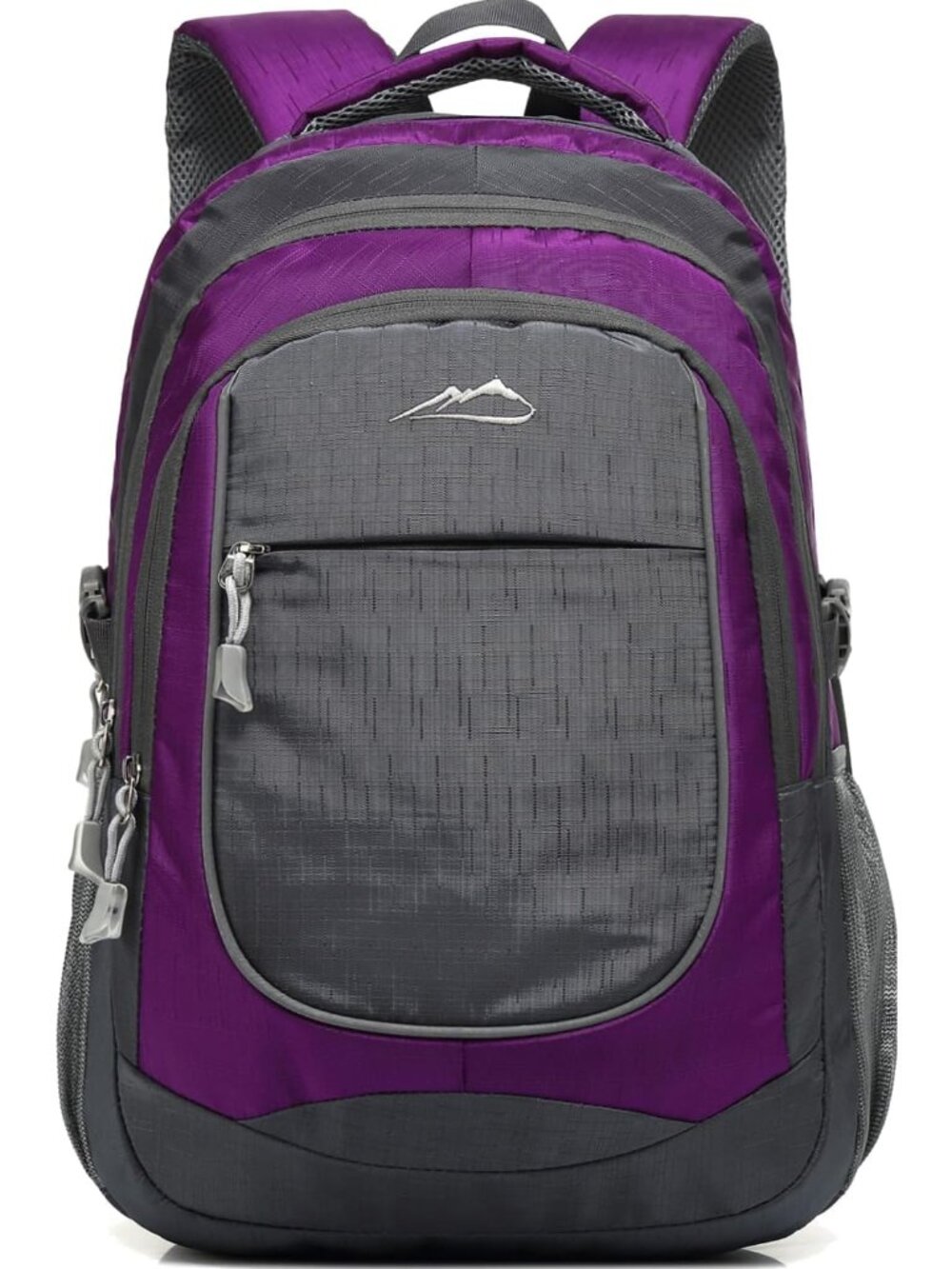 Sturdy 17-Inch Reflective Purple Backpack – Multifunctional, Lightweight & Water